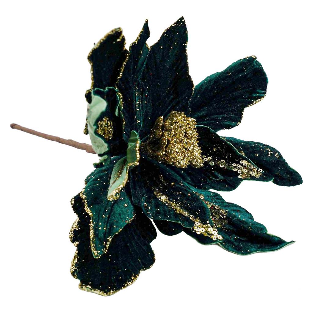 Украсьте свой дом или офис реалистичными рождественскими тканевыми цветами