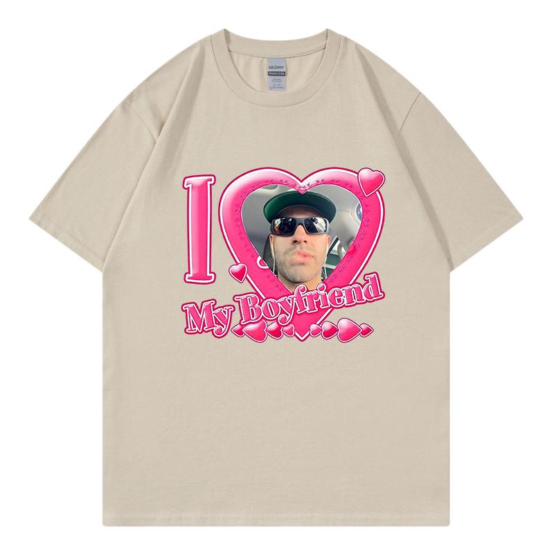 Футболки унисекс Ferxxoo Love Is My Boyfriend, ретро унисекс/женская толстовка с рисунком, винтажная летняя хлопковая футболка, футболка унисекс, классические топы
