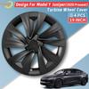 4PCS for New Model Y 2025-2026 Juniper 19in Turbine Style Hubcap Rim Cover Accessories Hub Cap Automobile Wheel Cap for Tesla