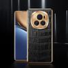 Чехол для Honor Magic6 5G из натуральной коровьей кожи + чехол для мобильного телефона с текстурой крокодила из ТПУ