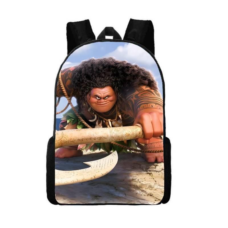Школьный рюкзак в тематике Моаны и океана из водонепроницаемой ткани Оксфорд для учеников начальной школы