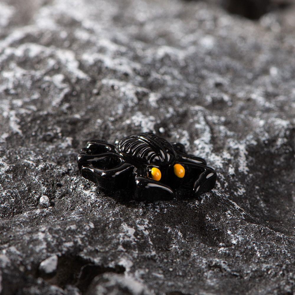 3D Halloween Pumpkin Skeleton Figurines Cartoon Miniatures Ghost Ornaments Home Decor