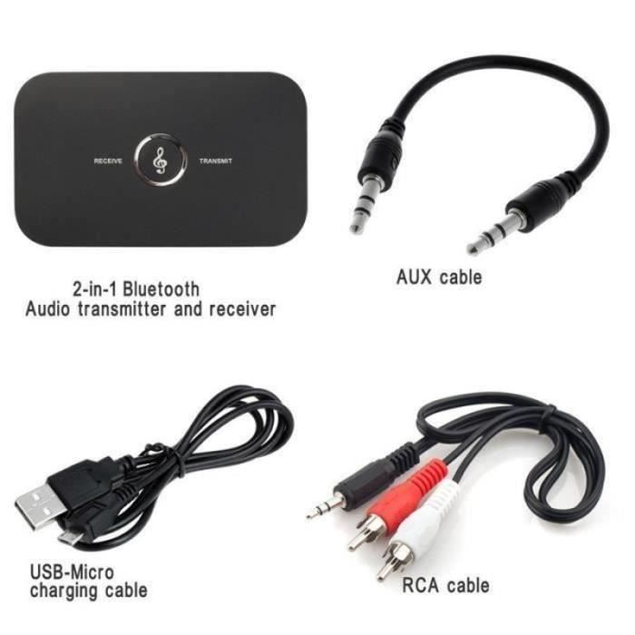 TH Bluetooth Передатчик Приемник | Musou Bluetooth 4.0 Передатчик - Приемник Аудио Адаптер | Беспроводной Bluetooth 2-в-1 ТВ, MP3