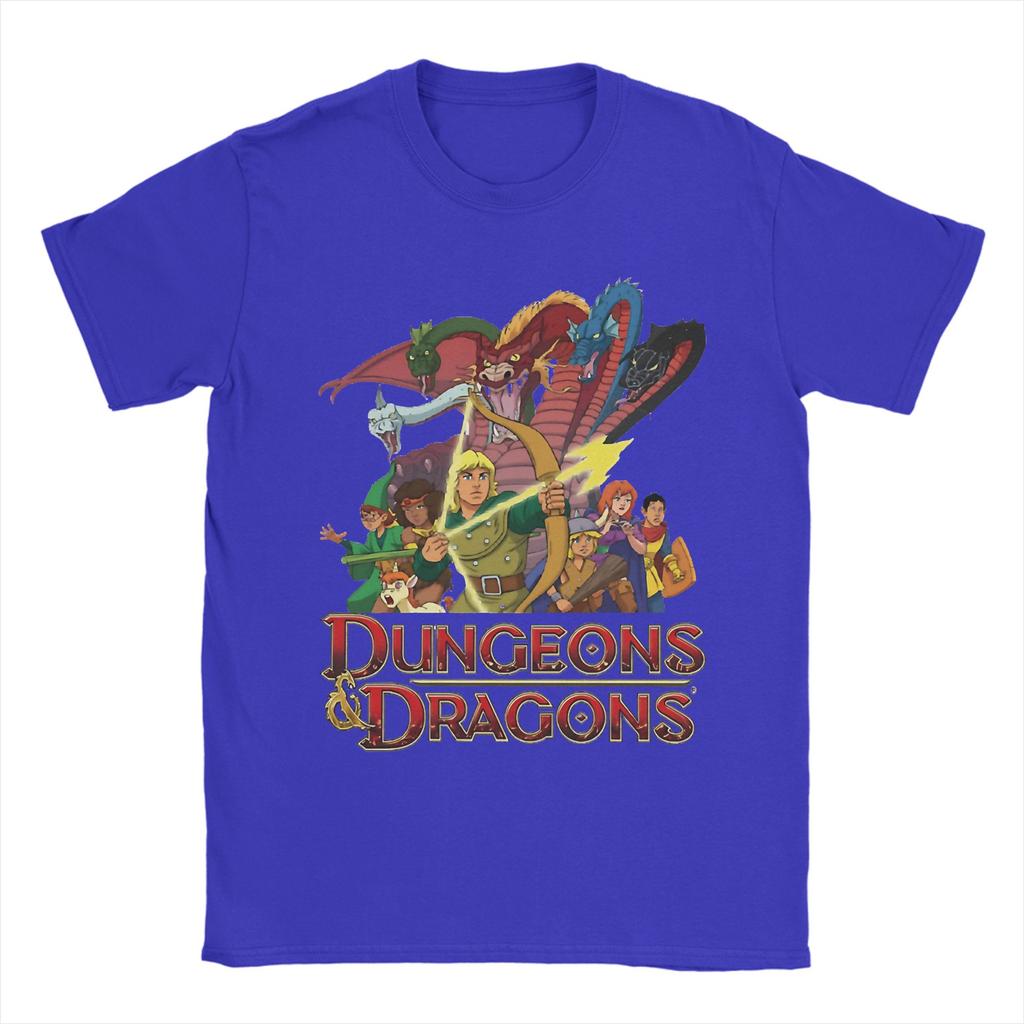 Dungeons And Dragons Cartoon T Shirt Beach Trending T Shirts Unisex 100 Cotton Round Neck Tees ShortSleeved Y2K Casual Tshirt