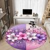 1pc Floral Fantasy Chair Carpet for Office Non-Slip, Rug for Office, Room, Good Gift for Family or Friends,  yy251226155