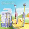 Antibacterial Cleaning Toothbrush For Children Three-Sided Soft Bristle Toothbrush For Infants And Toddlers Aged 3-12