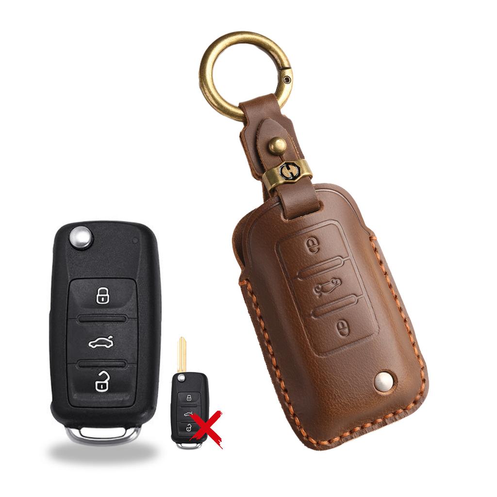 The retro key cover is suitable for Volkswagen's new Suiteng Langyi Exploration Song Yingdu Exploration Yue X car bag leather protective case
