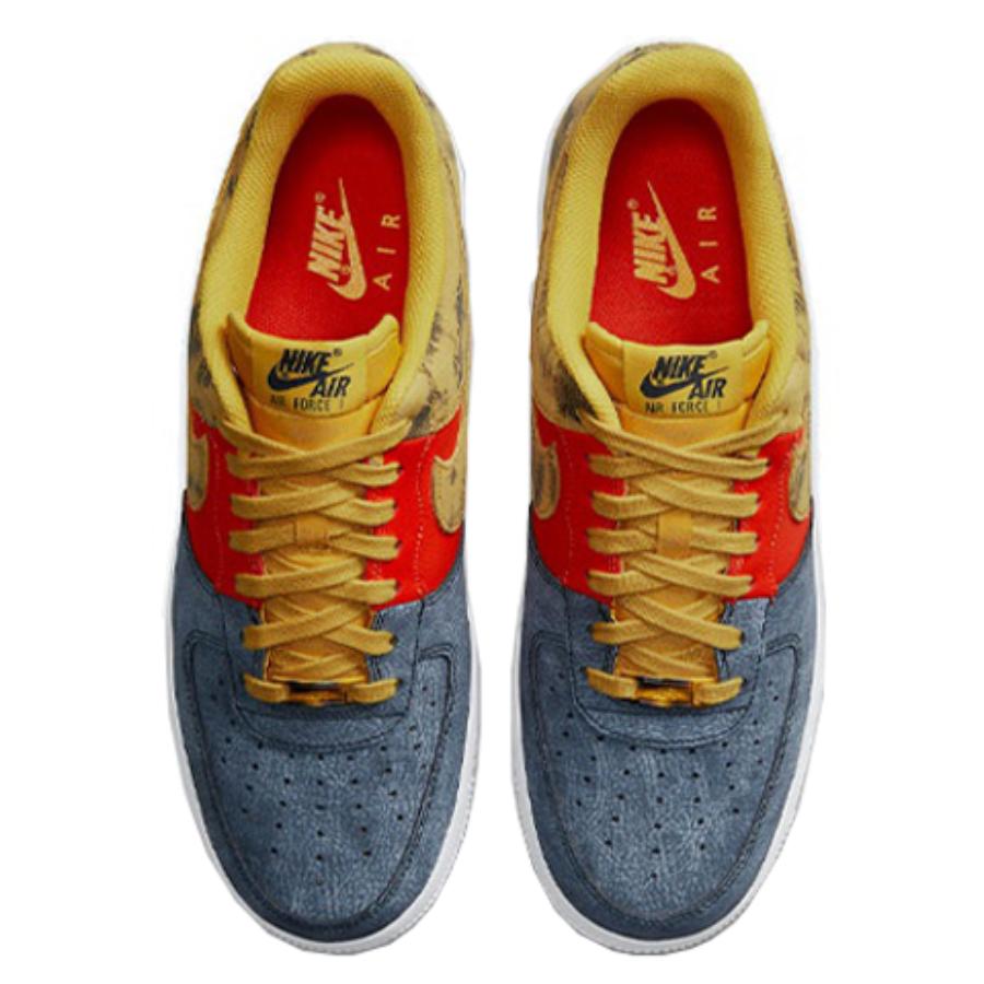 Nike Air Force 1 '07 LV8 'Dark Sulphur Tie Dye' Sneakers CZ0337-700