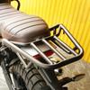 XINMOZR Motorcycle Rear Luggage Rack for Scrambler 400x and Speed 400 Carbon Steel Rack Bracket for Bicycles (2024-2025) - Load-Bearing