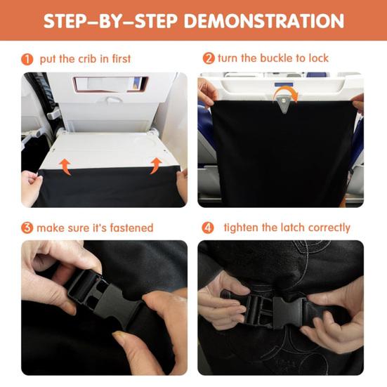 Портативный гамак для малышей в самолете, складное детское сиденье для самолета, кровать для сна, регулируемая подставка для ног для детей, гамак для летающего самолета, необходимые вещи для путешествий