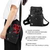 Adjustable Strap Hairdressing Tool Storage Bag Multi-Compartment Scissors Holder Case  For Barbers