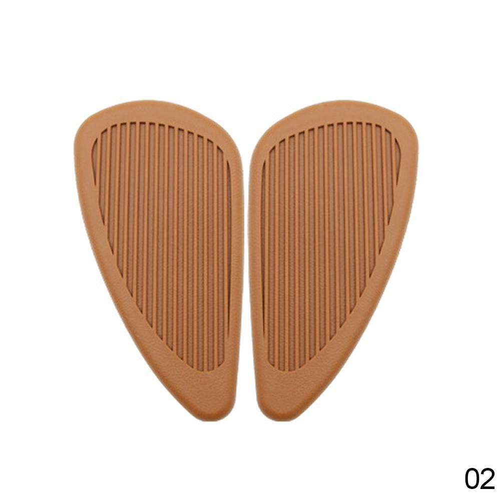 2 шт., мотоциклетный бак, наколенник, Ретро газовый топливный бак, резиновые наклейки, защитная накладка, оболочка, классическая часть