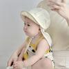 Neck Ear Cover Children Sun Hat UV Protection Sunscreen Bucket Hat Breathable Kids Beach Cap  Boy