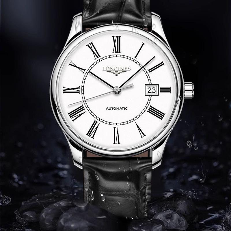 Мужские автоматические (немеханические) часы Qinlang с классическими римскими цифрами