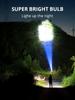 5 LED Flashlight High Power Rechargeable Waterproof Led Long-range Spotlight Battery Display COB Light Outdoor Multi-function