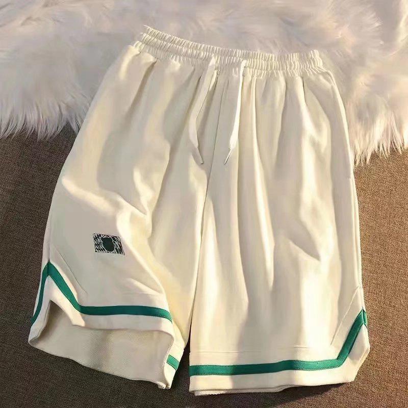 Мужские шорты для американского уличного баскетбола в стиле ретро: Модный свободный летний стиль для подростков
