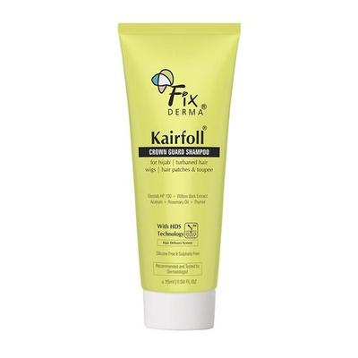 FIXDERMA Kairfoll Шампунь с маслом розмарина для роста волос | Накладки для волос и парики | Шампунь для женщин и мужчин | Шампунь без сульфатов и парабенов - 15 мл