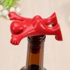 3pcs/set Cute Red Guy Wine Beer Bottle Opener Wine Cork Stopper Plug Gift Bar Tools