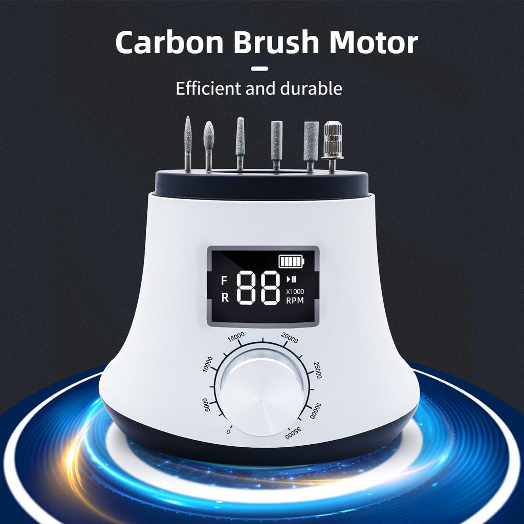 Портативная аккумуляторная ручка для полировки ногтей Профессиональная машинка для шлифовки ногтей для салона красоты Высокомощная машинка для полировки ногтей