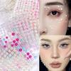 Nail Art Pearl Sticker Abs White Pearl Sticker Diamond Music Festival Makeup Decoration Face Sticker Diamond Jewelry Comes With Glue