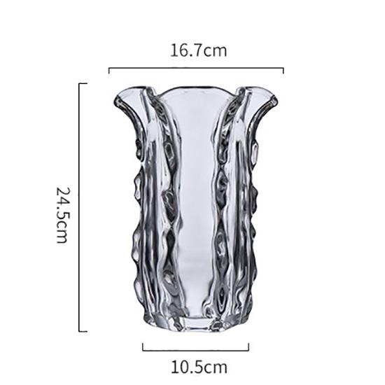 Ваза Стеклянная ваза Украшение дома Украшения Цветочная композиция Ваза для цветов