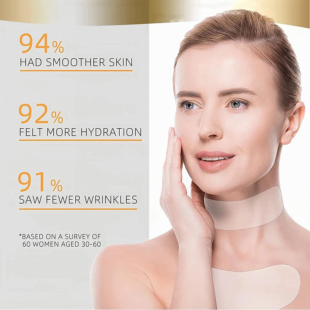 4 Pcs Reusable and Washable Chest Wrinkle Pads and Neck Wrinkle Patches