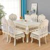 Table Cover Chair Cushion Chair Back Cover Thickened Chair Mat for Household Dining Desk When Using Rectangular Tablecloths