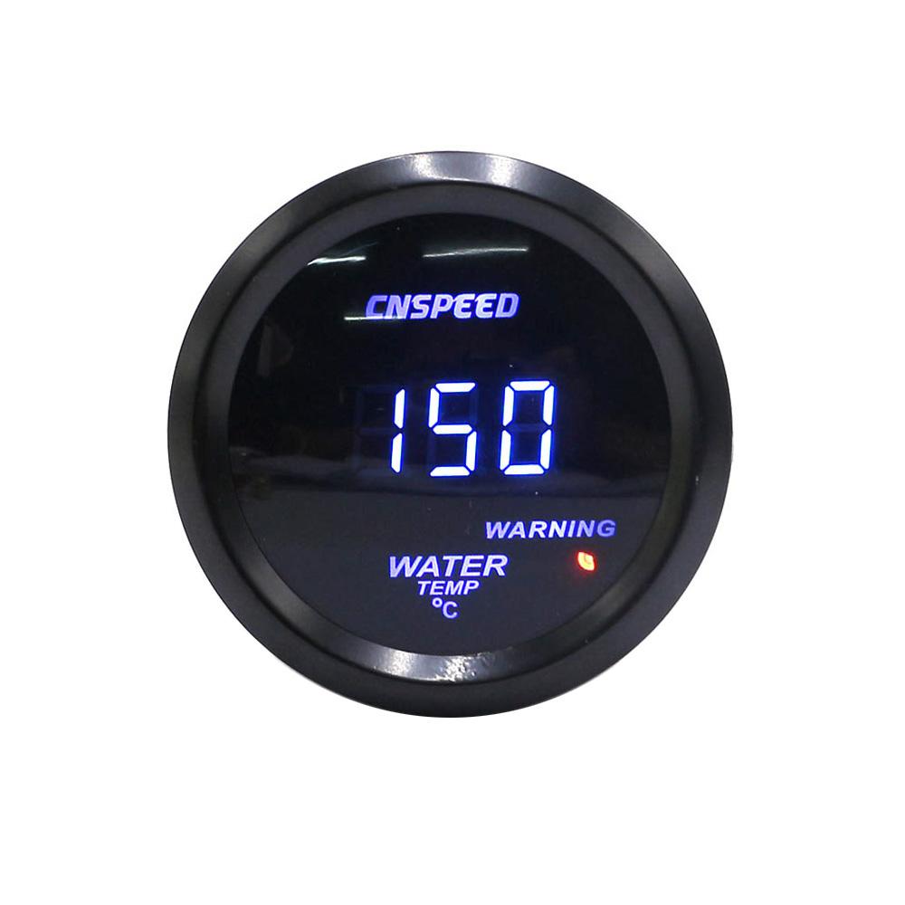 CNSPEED 2" 52mm Car Digital Turbo Boost Gauge PSI Water Temp Oil Temp Oil Pressure Gauge Voltmeter Tachometer Rpm gauge