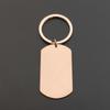Custom Stainless Steel Laser Carving Keychain Personal Metal Pet Dog Tag Jewelry Motorcycle Car Key Accessory for Men Women Gift