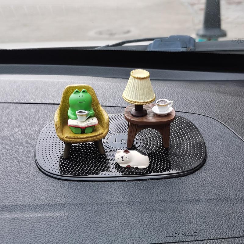 Исцеляющие автомобильные украшения в виде лягушек Закка: Милое украшение интерьера для дома, офиса или автомобиля