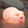 Милый светодиодный ночник-поросенок из силикона