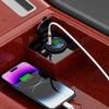 Панель переключателей с USB C автомобильным зарядным устройством, 18 Вт USB, 45 Вт Type C автомобильная розетка, светодиодный цифровой вольтметр, для грузовиков, лодок