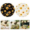 6Pcs Stylish Sunflower Paper Lanterns 8 Inch Hanging Round Lanterns for Indoor and Outdoor Party Decorations