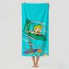 Мультяшное забавное Полотенце для сушки The J-Jetsons Полотенце для ванны Применимо для легкого плавания, кемпинга, йоги, пляжа, активного отдыха