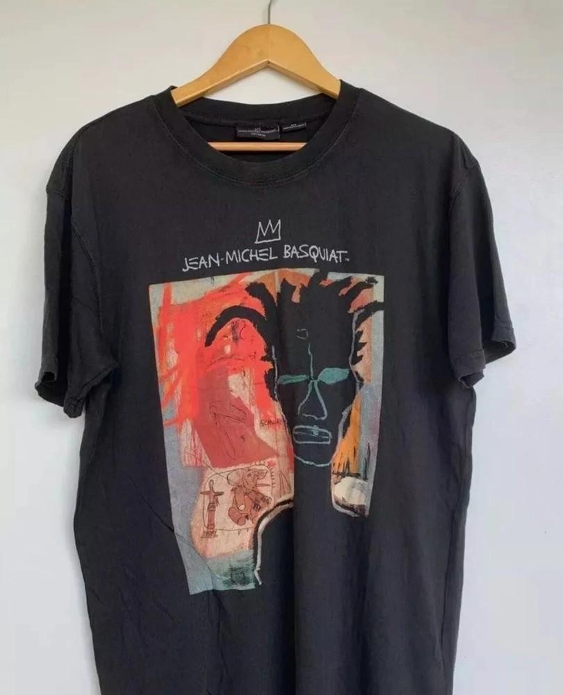 Горячая Редкая Хлопковая Футболка JeanMichel Basquiat Черная от S до 5XL Унисекс Футболка