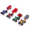 4pcs/set 1:64 Scale High Simulation Agricultural Farmer Vehicle Model Mini Kids Car Toy