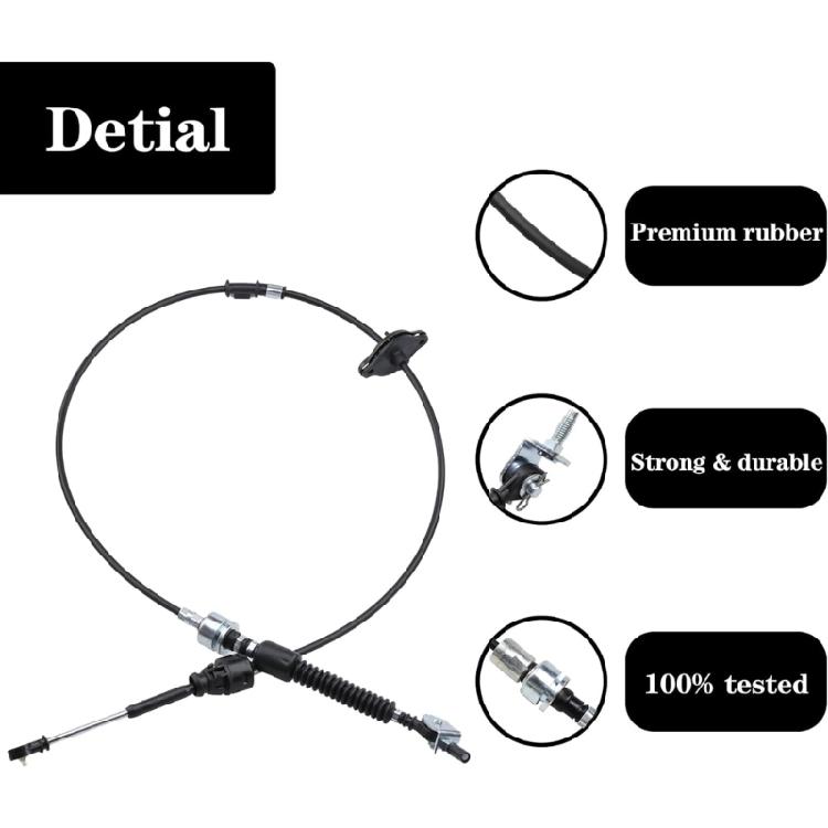 Gearshift Control Lever Selctor Cable for 4.7L 2000-2004 Shifter Select Cable