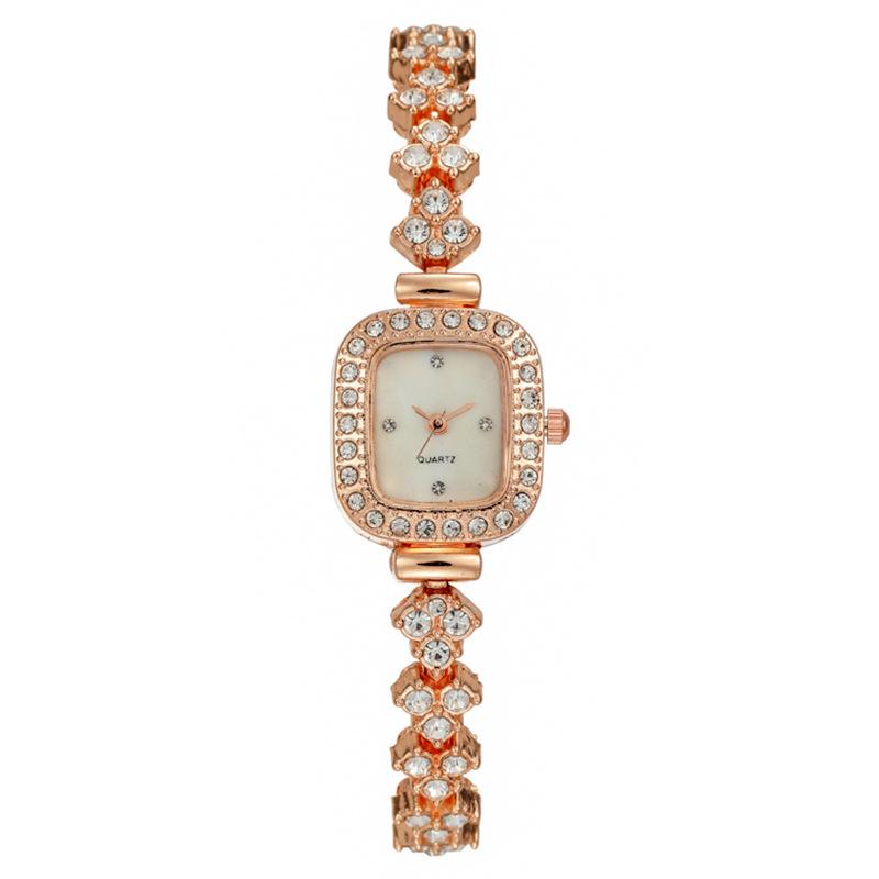 Новые модные женские часы с бриллиантами, женские часы-браслет, женские кварцевые часы