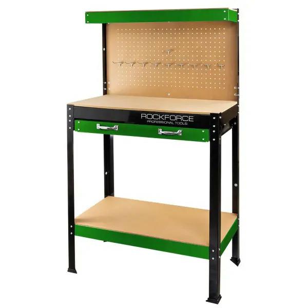 Rockforce 80 cm tool workbench with drawer and wall up to 100 kg