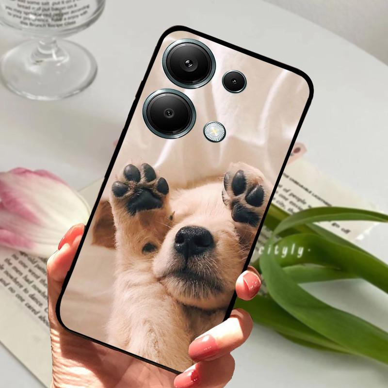 Для Xiaomi Poco M6 Pro 4G Чехол PocoM6 Pro Ударопрочный Мягкий ТПУ Силиконовый Чехол для Телефона Для Poco M6 Pro 4G Funda Capa Мультяшный Корпус