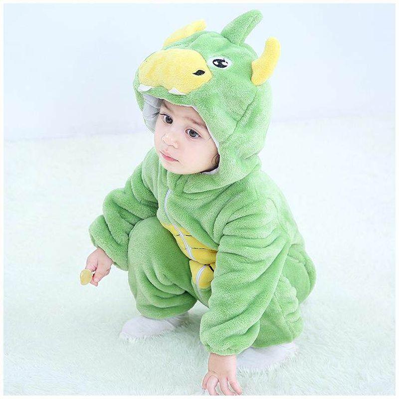 Newborn Baby Child Animal Jumpsuit Performance Wear Baby Cute Crawling Suit Baby Flannel Pajamas Costumes