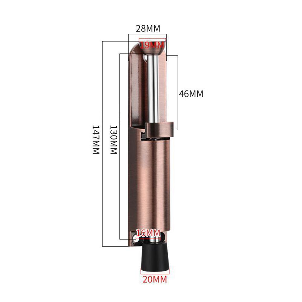 Телескопический дверной стопор с пружинным механизмом, прочный держатель дверного замка, металлический упор с регулируемым положением и ножным тормозом, клинья для двери