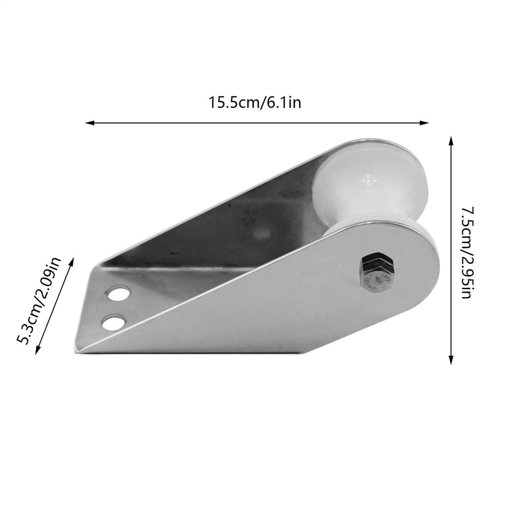 Marine Anchors Roller Marine Yacht Boat Bow Anchors Roller Launching Hardware Replacement Accessories For Kayaks Canoes Vessel