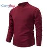 Cozy Up Men's Round Neck Solid Color Knitted Sweater Autumn and Winter Thick Base Warm Outer Wear Sweater