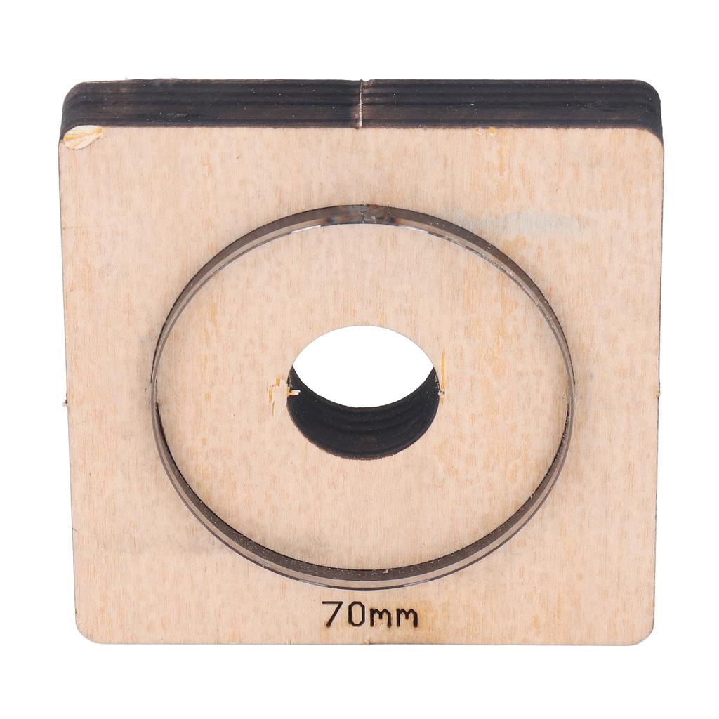 Кожаный вырубной штамп Круглая форма Пробойник Ремесленная форма Инструмент Диаметр 70 мм для бумаги резины