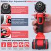 Household 3in1 Multifuctional Electric Drill Handheld Lithium Screwdriver 21V Impact Drill Brushed