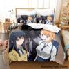 Mieruko chan Комплект постельного белья Single Twin Full Queen King Size Комплект постельного белья Adult Kid Bedroom Duvetcover Sets Anime Parure de lit Bed
