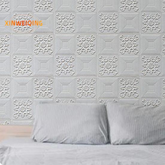 3D декоративная панель для настенной плитки, текстурированная самоклеящаяся пенопластовая наклейка на стену, кухонный фартук для ванной комнаты