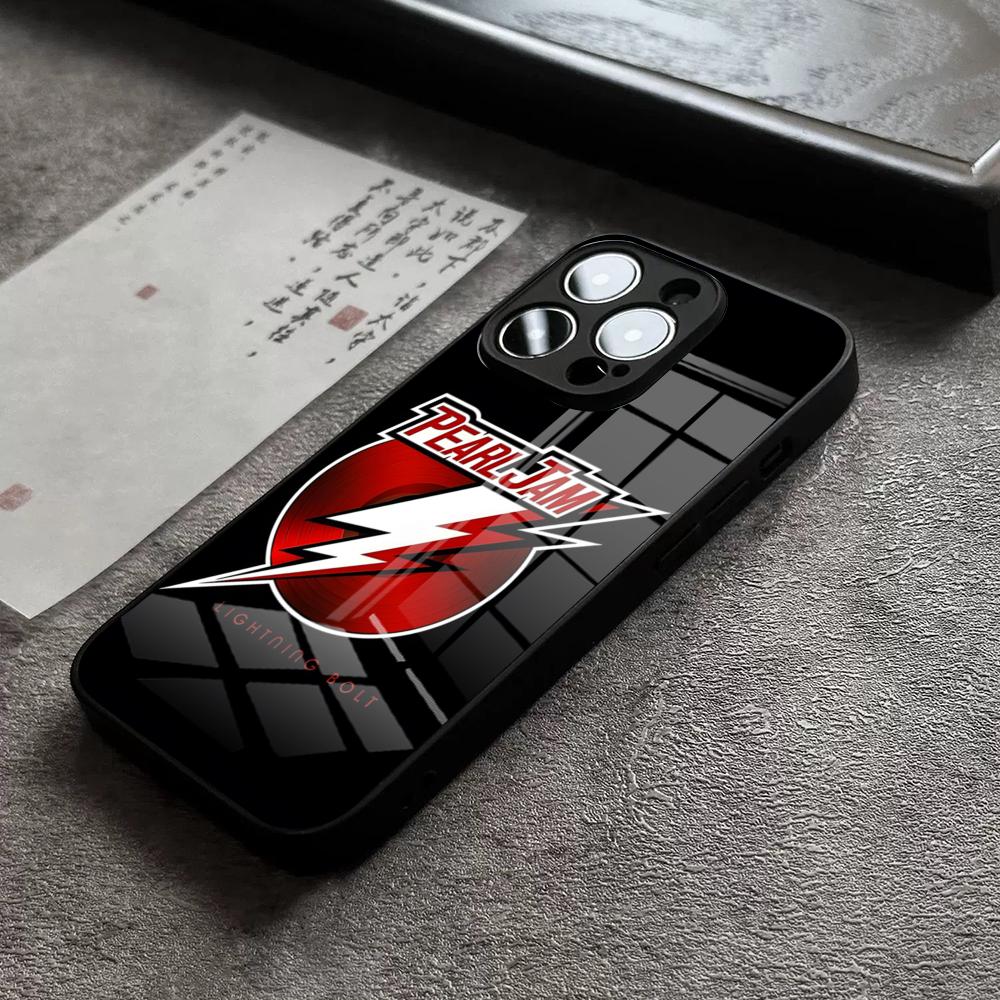 Fashion Future Days P-pearl Jam Phone Case For IPhone 17 16 Pro Max 15 Plus 14 Pro 12 11 13 Mini X XR XS Max SE Glass Cover