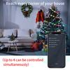USB светодиодные гирлянды умные Bluetooth RGB красочные гирлянды 5M 10M для домашнего праздника рождественской елки свадебного декора освещение